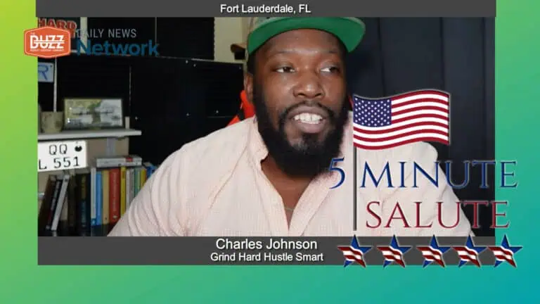 5 Minute Salute with Charles Johnson of Grind Hard Hustle Smart