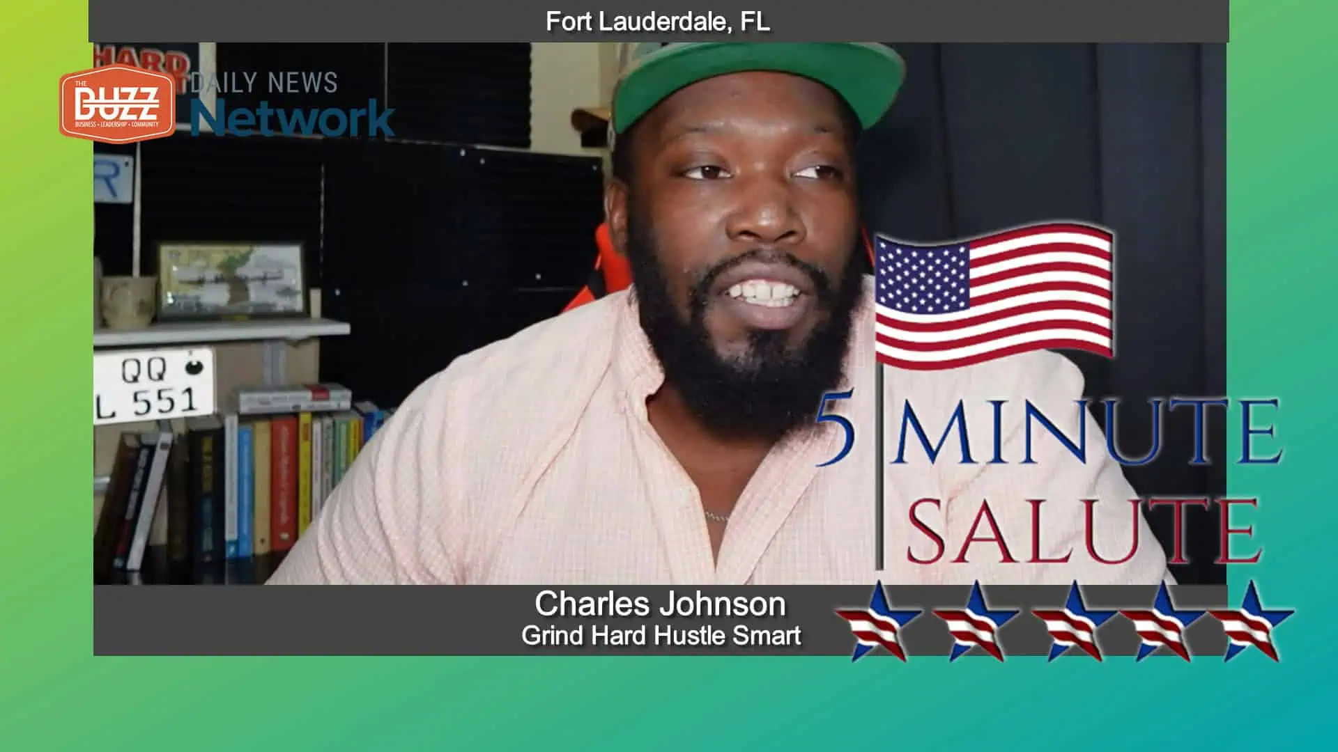 5 Minute Salute with Charles Johnson of Grind Hard Hustle Smart